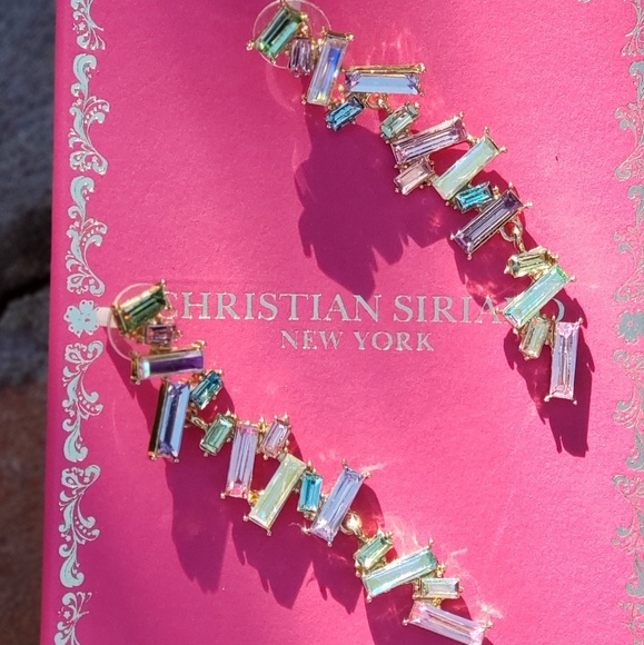 Christian Siriano Jewelry - NIB Christian Siriano Long Statement Earrings